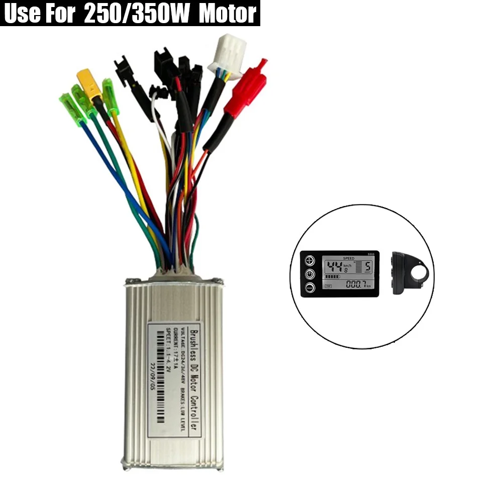 

Sine Wave Set Ebike Sine Wave 17A 24-48V 95*53*30mm Ebike For Electric Scooter S866 Display Scooter Accessories
