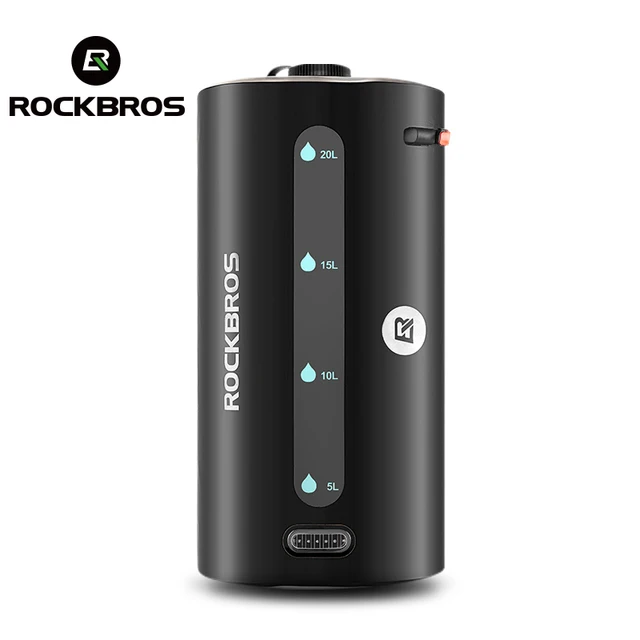 Rockbros Víztároló Táska 20L Kemping Fürdő Utazás Kültéri Kerékpározás Hidratáló Zuhany Fej Multifunkciós Kellékek