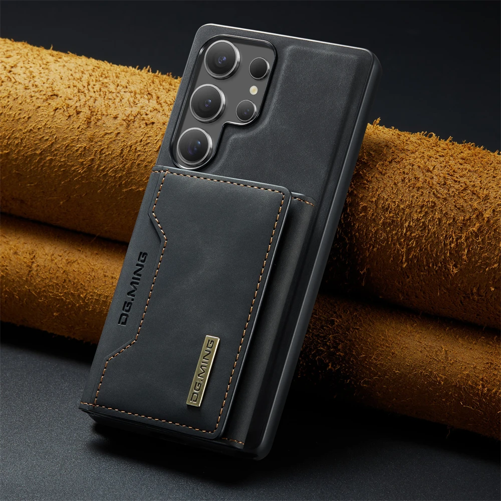 2-in-1 Detachable Magnetic Leather Wallet Case