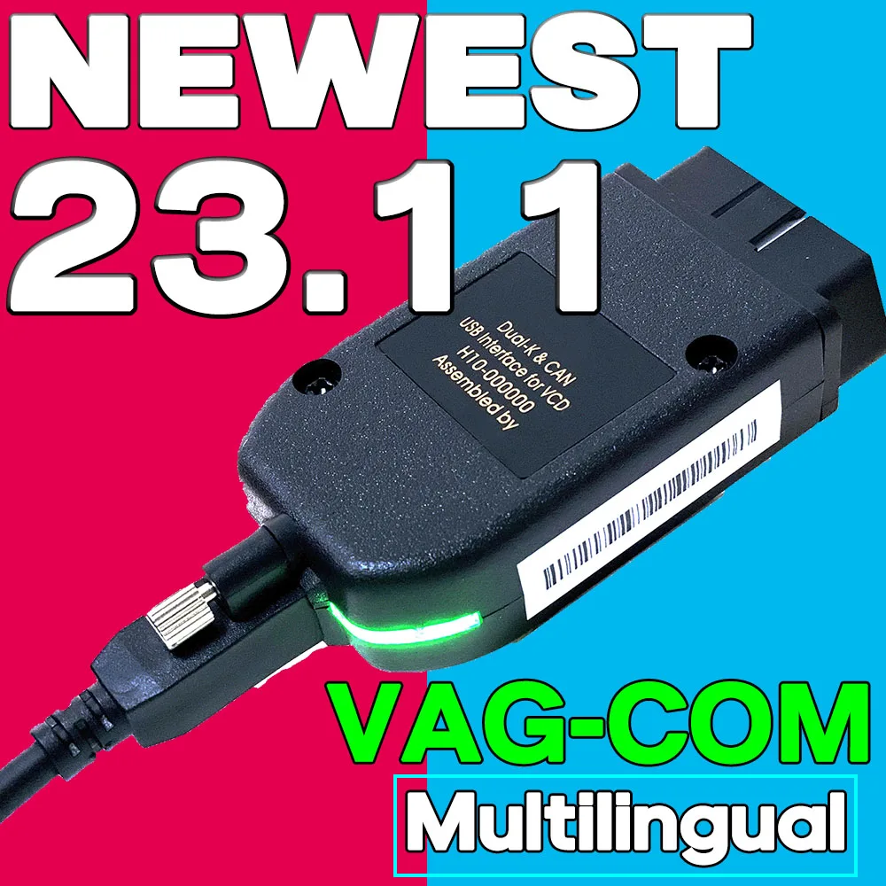 Il Più Nuovo 2024 Vagcom Upgrade 23.11 Autocom Scanner Hex V2 Per Vw Audi Skoda Seat Cars Dal 1996 Al 2017 Vcdsv2 Atmega162 Obd2 Tools