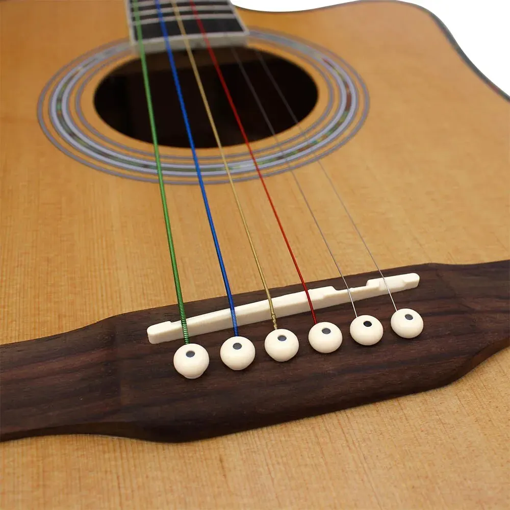 24x Corde Colorate Per Chitarra Acustica J1Q86454 - Foto 2