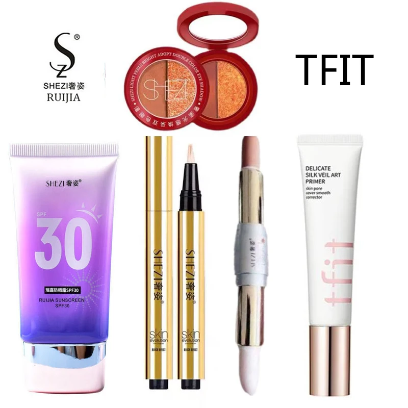 Tfit Facial Makeup Front Milk E Luxury Base Makeup Set Mack Andy Makeup Powder Correttore Invisibile Per Pori Cosmetici Coreani
