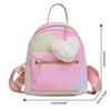 Mini Backpack Women Nylon Cute Small Shopper Handbag Multicolor Book Bags with Heart Pendant Girls Fashion Shoulder Bag 6