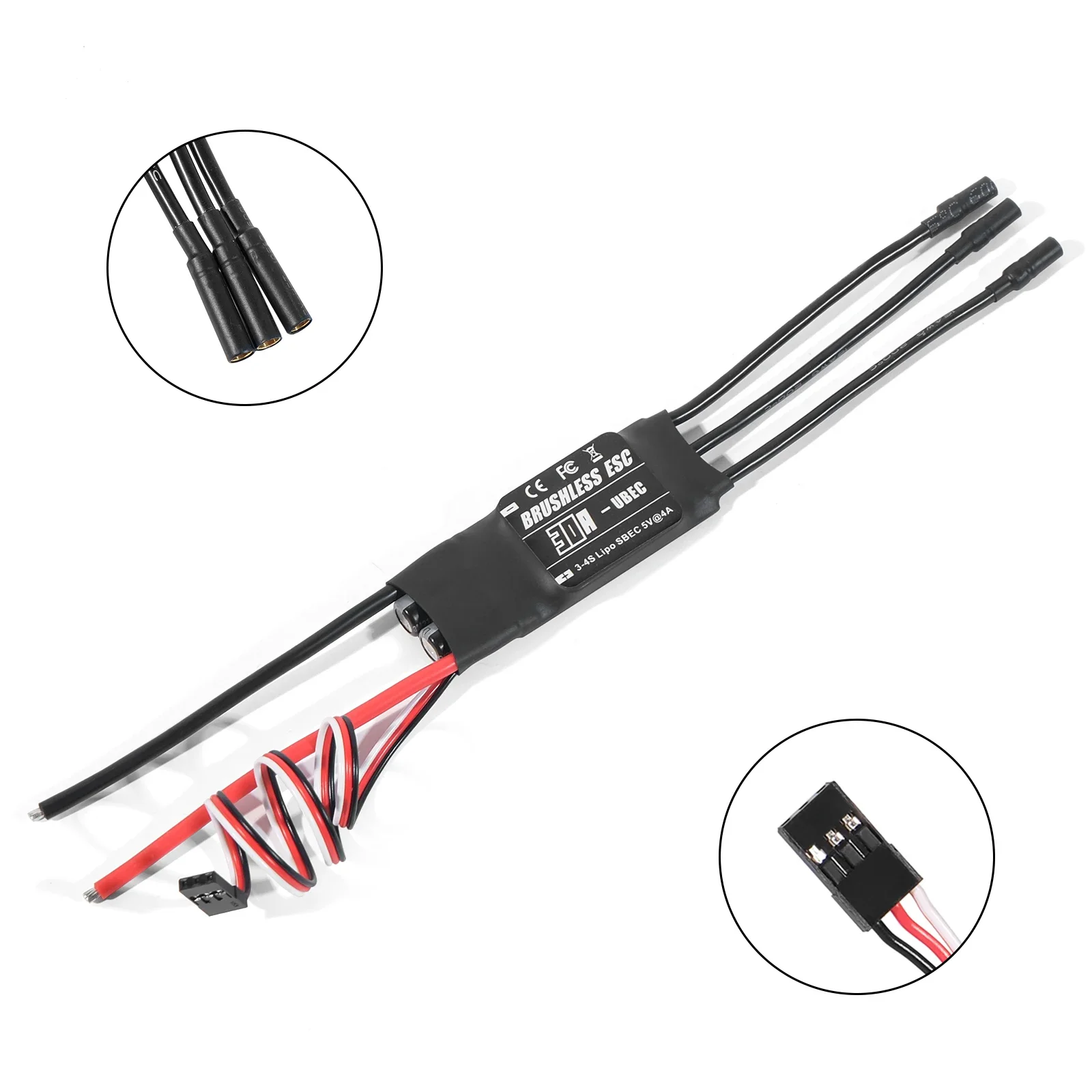 ESC Brushless 20A-80A pour RC Drone Voiture Bateau - Program Card
