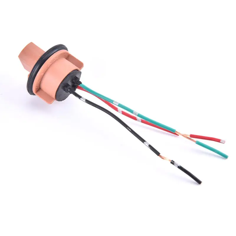 T20 7440 7443 LED Bulb Holder LED Socket Adapter Connector Parking Side Light Lamp Wiring Harness Adaptor Socket 2Pcs led lamp bulb base light holder lamp holder light bulb socket socket connector plug adapter