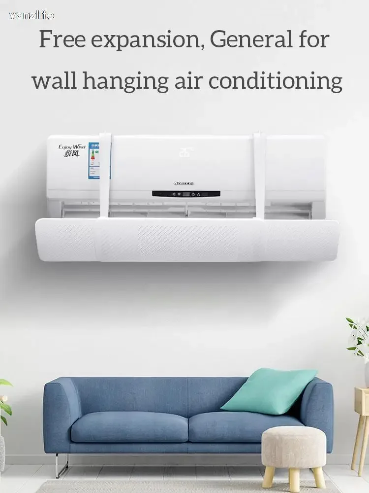 Air conditioning baffle Universal Wall-Mounted Air Conditioning Windshield Anti-Direct Blowing Windproof Cold Air Guide for Home Conditioner