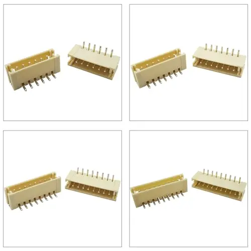 JST Connector Kit, ZH1.5 SMT Header Jst 1.5mm Pitch IC Socket Plugs Adapter, JST-ZH Top Type Vertical Header (ZH1.5-SMT-Ver)