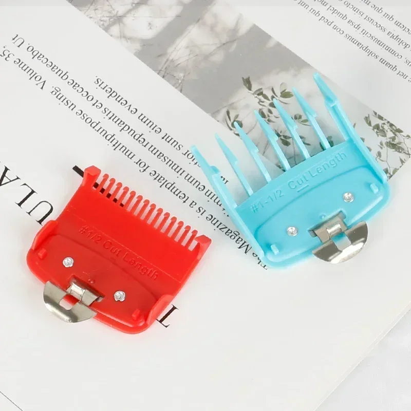 2pcs/lot Hair Clipper Guide Comb Cutting Limit Combs Standard Guards Attach Parts Electric Clippers Accessories 1.5mm + 4.5mm 4