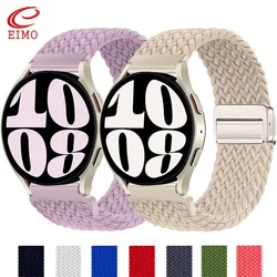 20 22mm band For Samsung Galaxy Watch 6 Classic 43mm/4/6 40mm/5 pro Nylon Braided Solo loop bracelet Huawei watch GT2 3 4 Strap