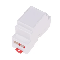 DIN Rail PLC Junction Box - Plastic Electronics Project Case, Multicolor Options, 88x37x59mm, 35 - Rail Compatible Instrument Housing (A5)