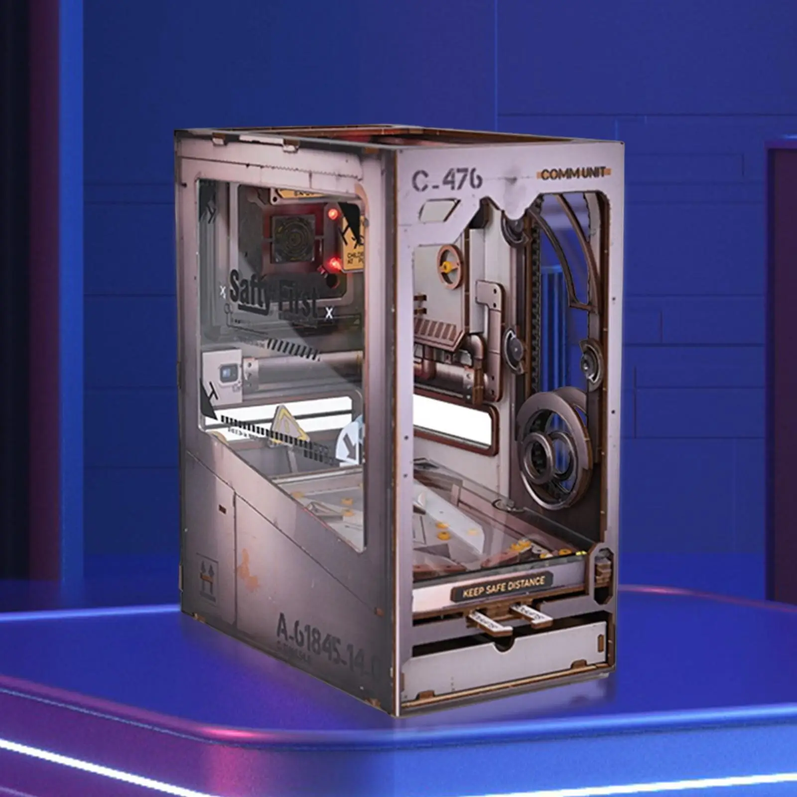 

DIY Wooden Miniature Dollhouse Kits Bookshelf Decor for Kids Children Teens