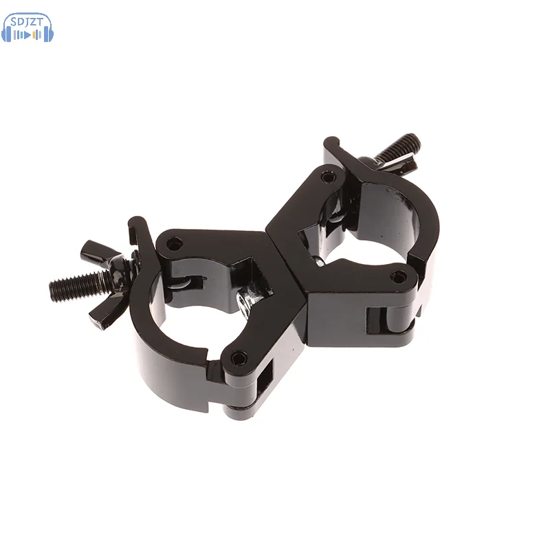알루미늄 회전 비계 트러스 클램프 무대 조명 후크 단일/이중 링 버클 커플러 튜브 18 - 52MM 최대 로딩 100kg