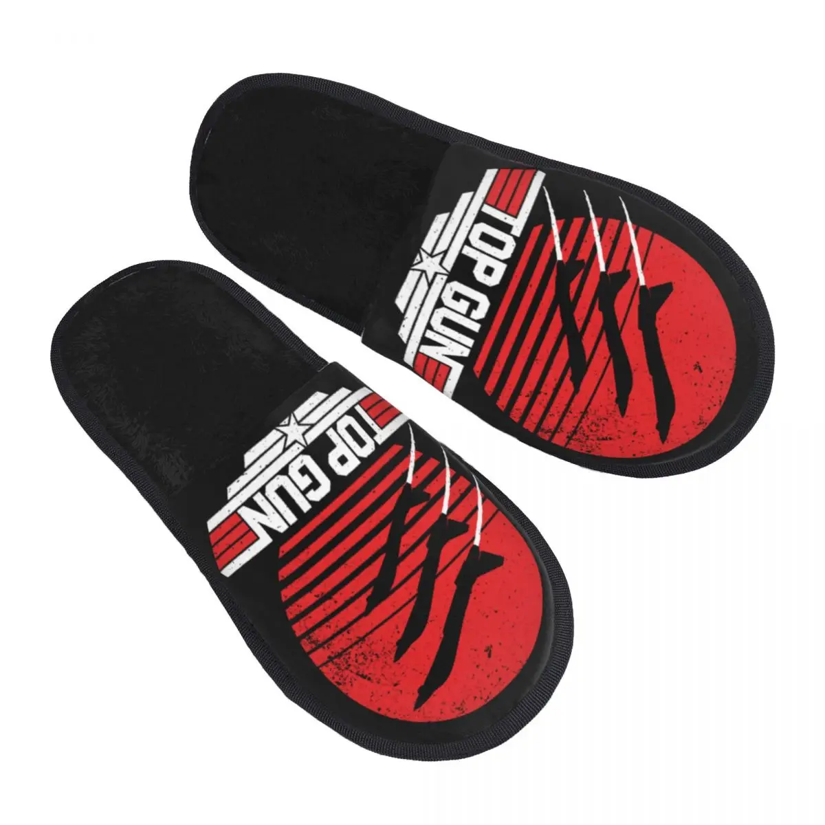 

Maverick Film Top Gun House Slippers Women Comfy Memory Foam Topgun Slip On Hotel Slipper Shoes