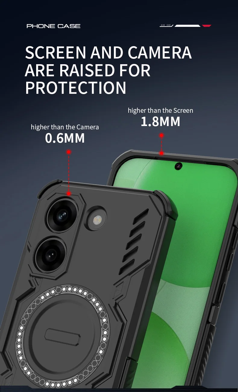 Luxury Armor Cover Case with Enhanced Fall Protection - Premium Cell Phone Accessory
