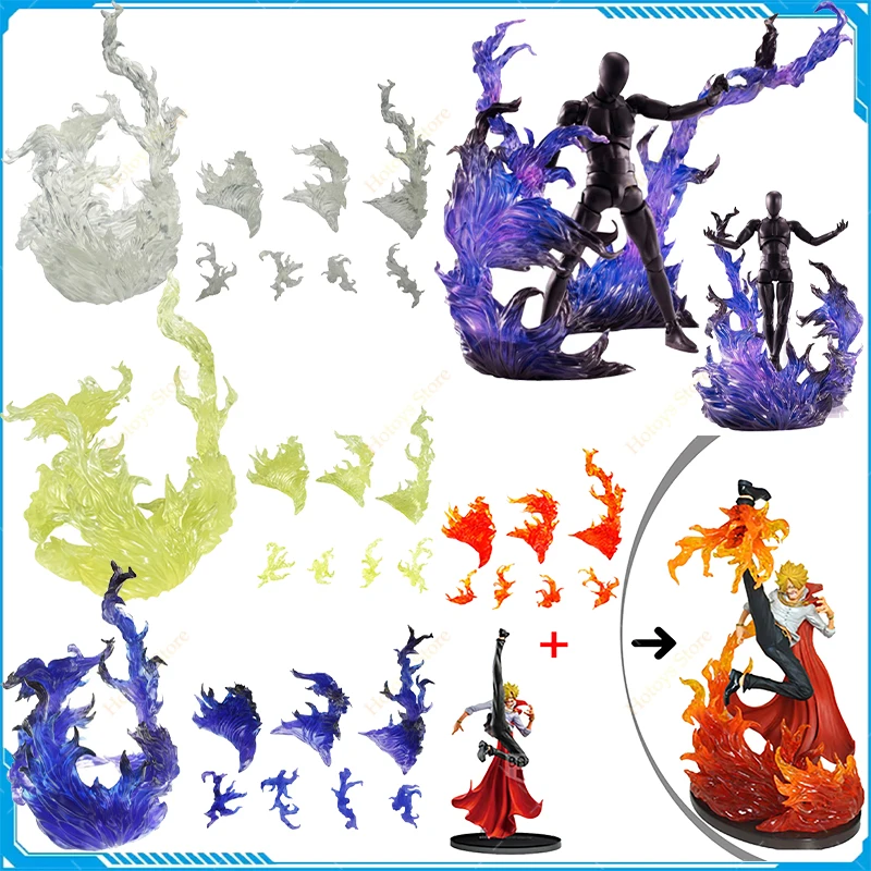 Action Figure Flame Special Effects DIY Accessory Holder Model