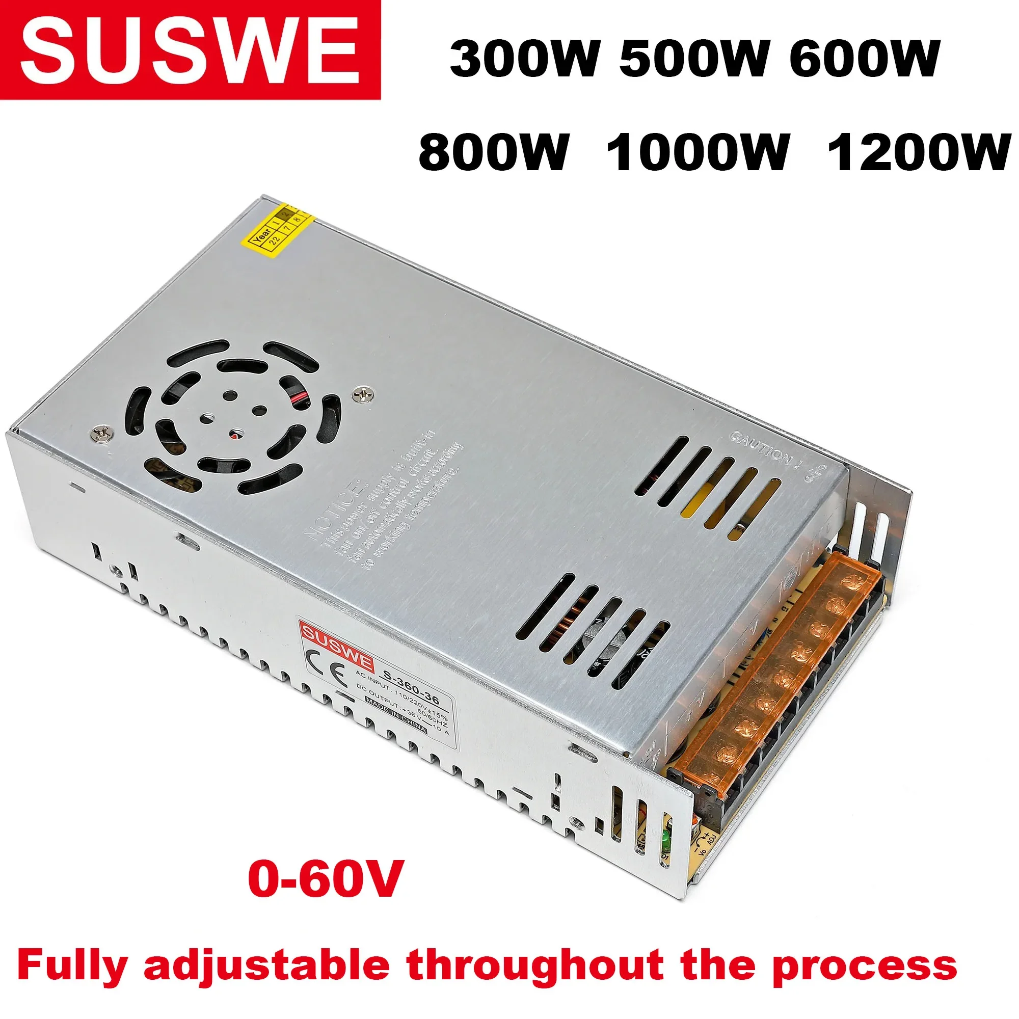 조절식 전원 공급 장치, 스위치 전원 공급 장치, DC 0-60V, AC110, 220..