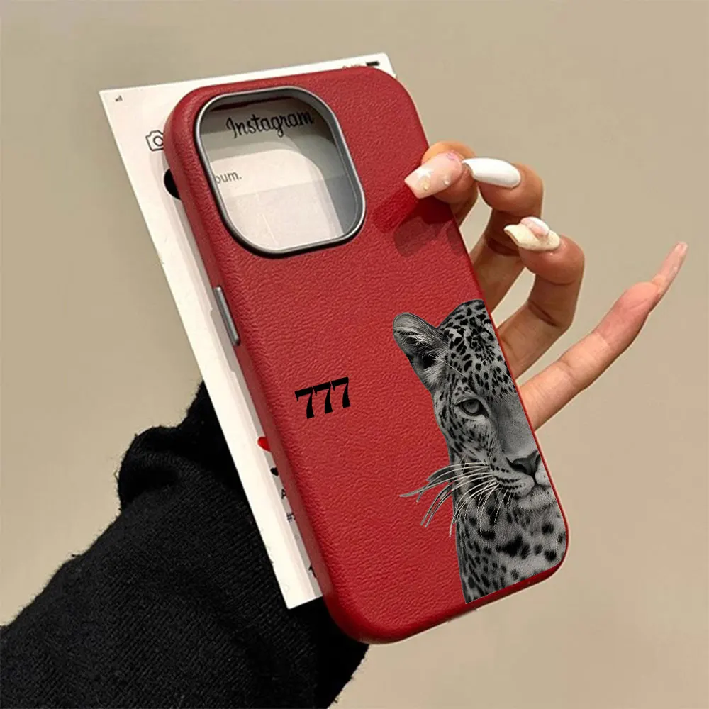 Cool Black Leopard Pattern Shockproof Soft Phone Case