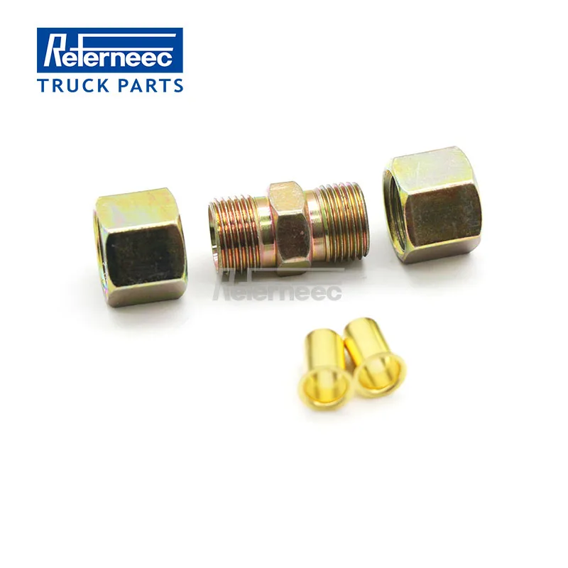

REFERNEEC Compressed Air Line Metal Connector Repair Kit for MB Actros Antos Arocs 0029906171 0049971772 A0029906171 A0049971772