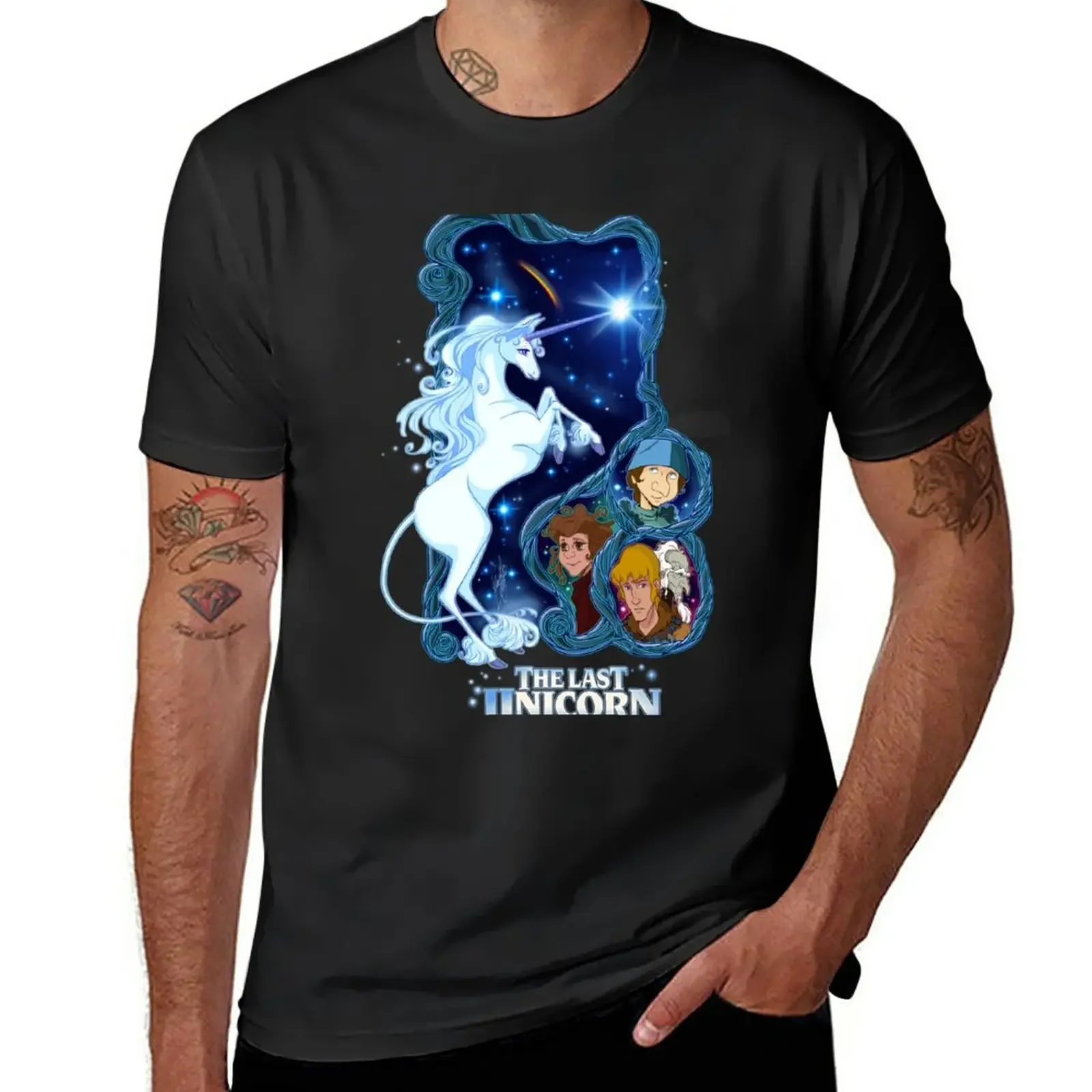 

The last Unicorn T-Shirt Aesthetic clothing vintage clothes Short sleeve tee men t shirts