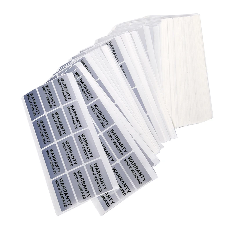 100pcs Warranty Protection Sticker (40mm*20mm) Tamper Proof Void Label Stickers