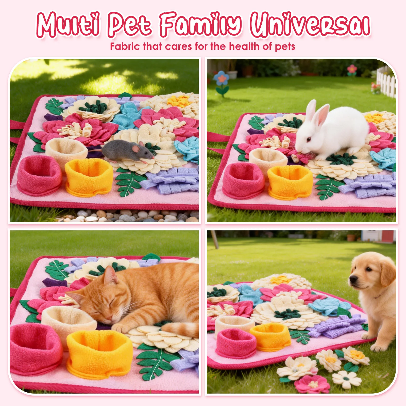 Soft Snuffle Slow Feeding Mat 6