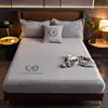 Winter Plush Elastic Fitted Sheet Couple Double Bedspread on The Bed Linen Mattress Pad Cover 90 150 180x200  Warm Deep Pocket 1