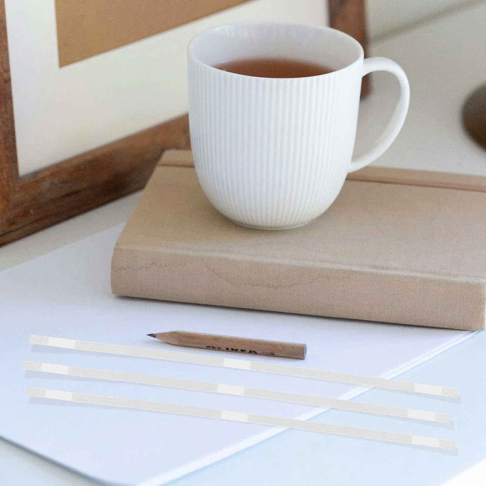 책 제본용 접착 스트립 50개, 열 접착 테이프 수리 용품, 폭 0.6cm, 강력 접착, 공예, 사무실, 학교 프로젝트용