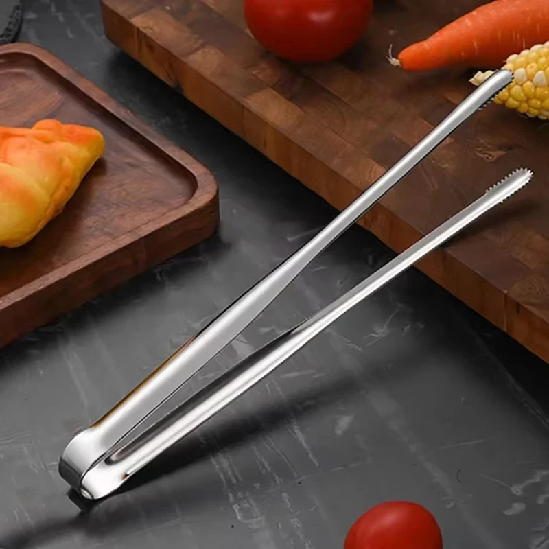 Premium Stainless Steel BBQ Grill Tongs – Versatile Kitchen & Camping Tool