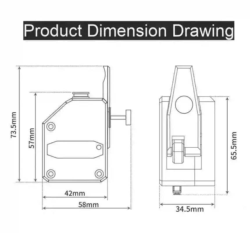 Dual Gear Extruder Upgrade Kit, TPU Friendly, for BMG-Style, Ender 3/CR10-Style – Bowden & Direct Drive Ready image 5