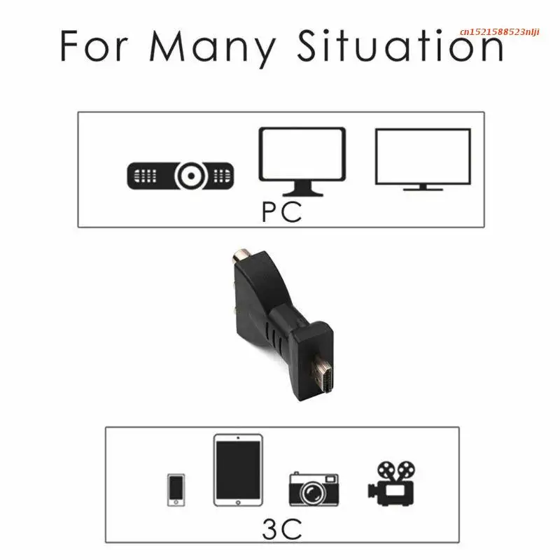 HDMI-ȣȯ -3 RCA   AV   ȯ, Ŀ ׼