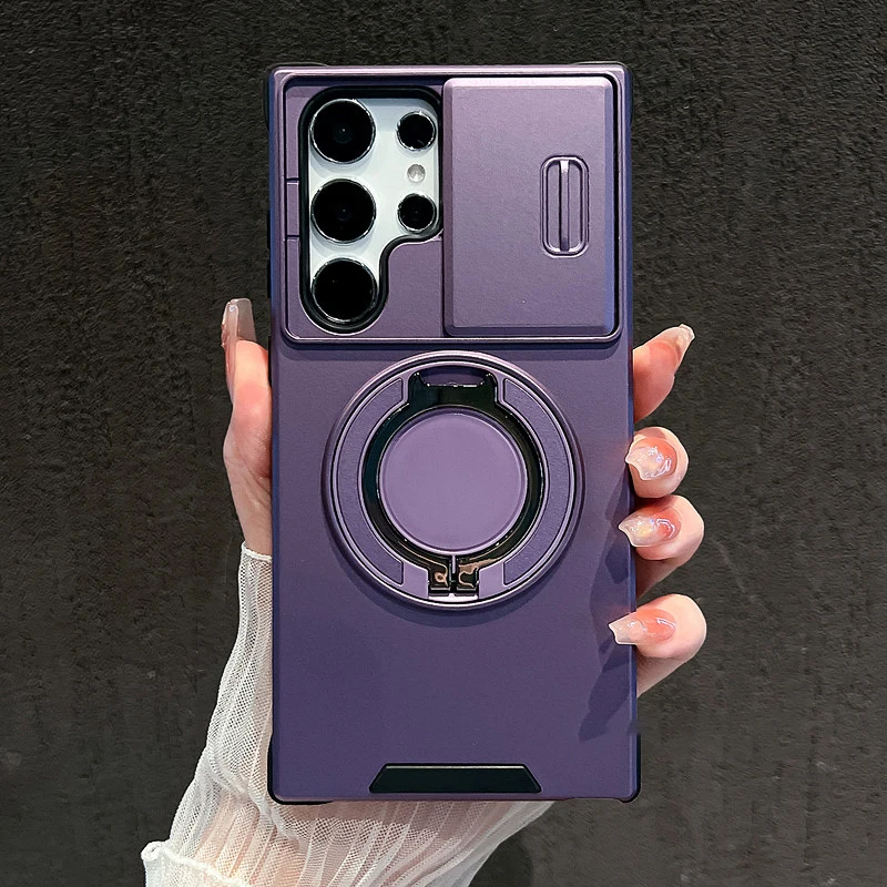 Enhanced Slide Camera Protection Case with Magnetic Holder