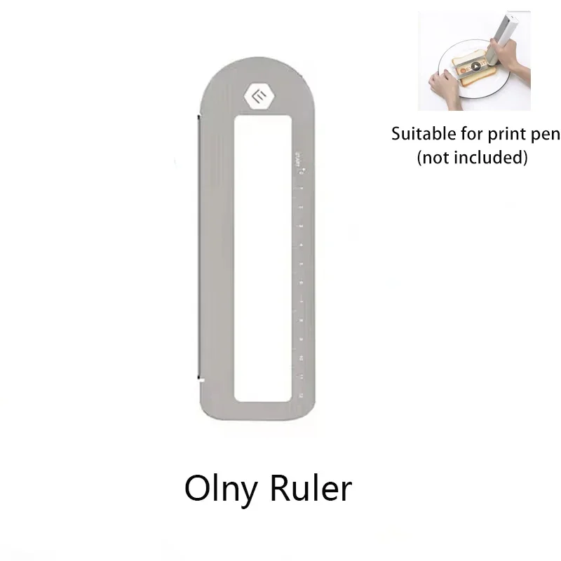 Print Pen High Quality Stainless Steel Ruler or Mbrush Food Printer Inkjet Micro Printer Plastic Ruler or Stainless Steel