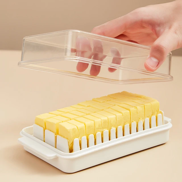 1pc High Transparent Pp Cheese Food Storage Container, Simple