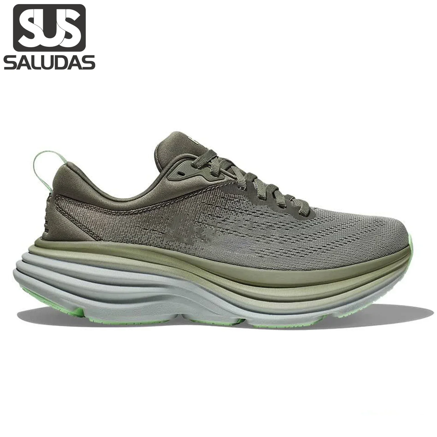 

SALUDAS Bondi 8 Running Shoes Men and Women Light Breathable Thick-Soled Casual Tennis Shoes Outdoor Fitness Jogging Sneakers