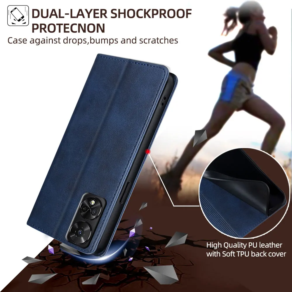 Magnetic Flip Leather Wallet Phone Case - Premium Protective Book Cover