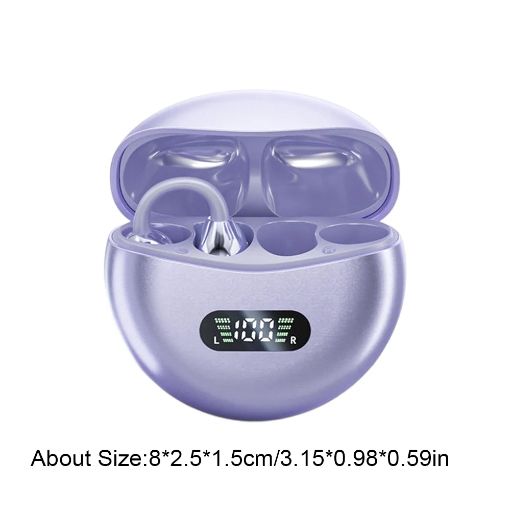 M79 AI Translator Earbuds Language Translation Earphones Real-Time Translation Noise Cancelling BT 5.4 Open Ear Clip Earbuds