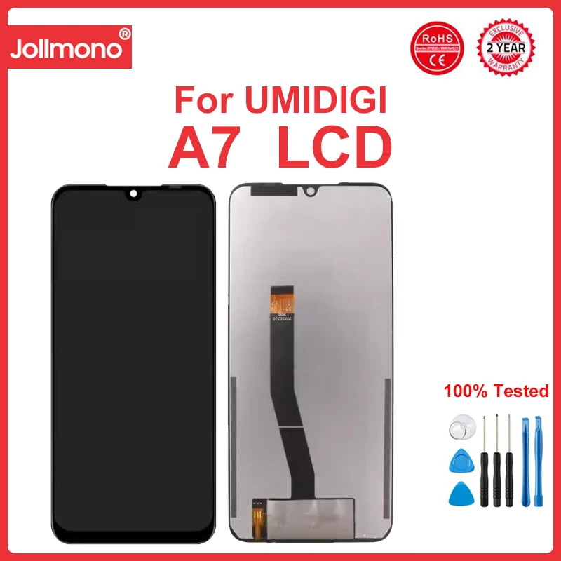 

6.49" For Umidigi A7 LCD Display + Touch Screen Digitizer Assembly 100% Tested For UMIDIGI A7 LCD Display Parts