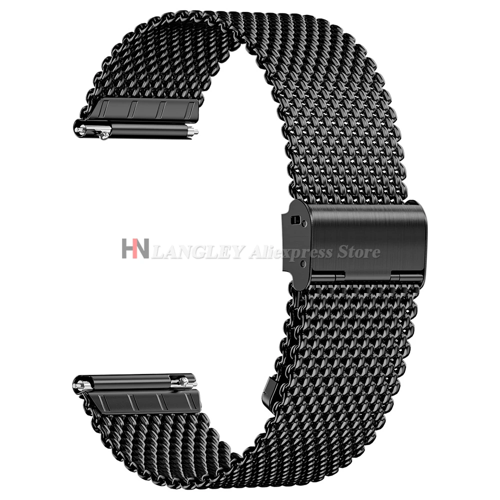 Elegant Milanese Mesh Stainless Steel Watchband Bracelet
