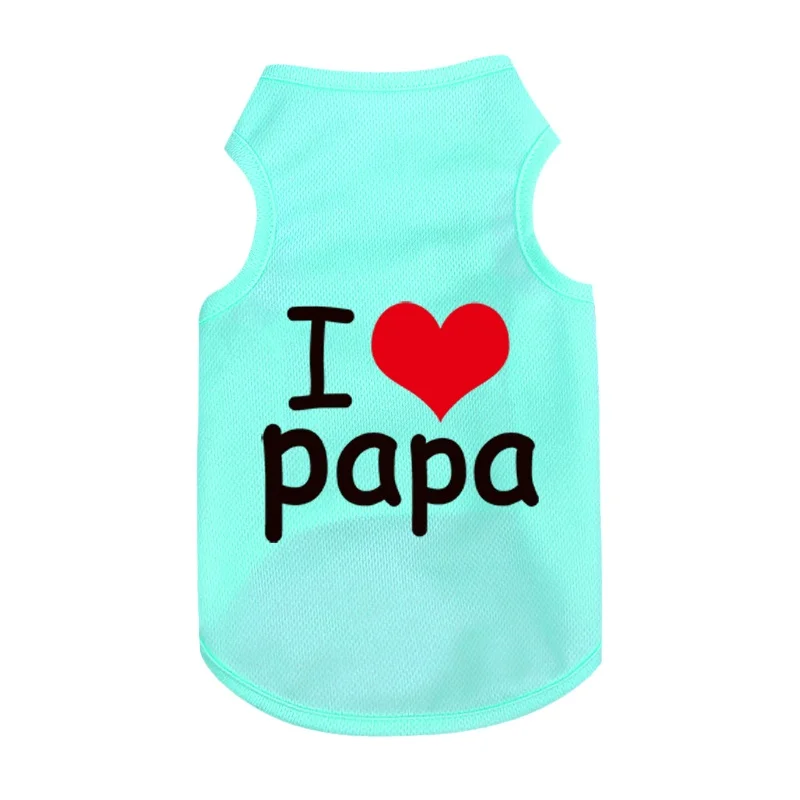 כלב קיץ נוחיות מחמד אפוד נשימות אפוד נשמת אפוד אופנתי סגנון הקיץ משחרר אפודים אווריריים לכלבים וחתולים