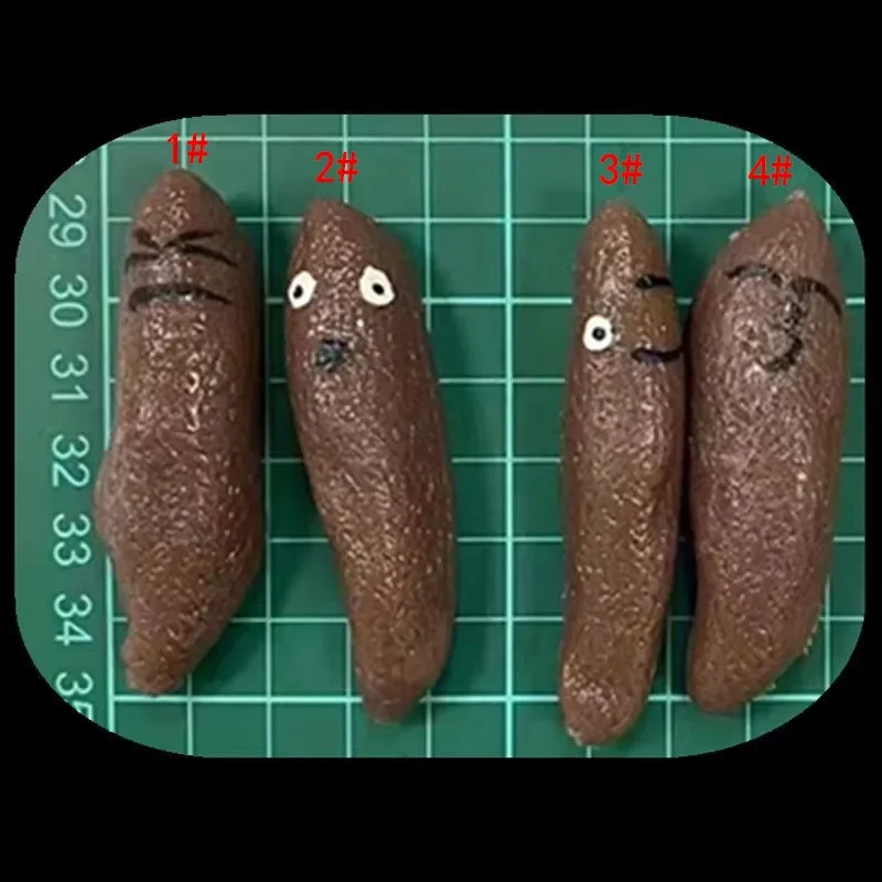 4pcs Funny Practical Jokes Interactive Disgusting Toys Creative Catapult Stool Spoof Toys Novelty Finger Slingshot Launch Shit