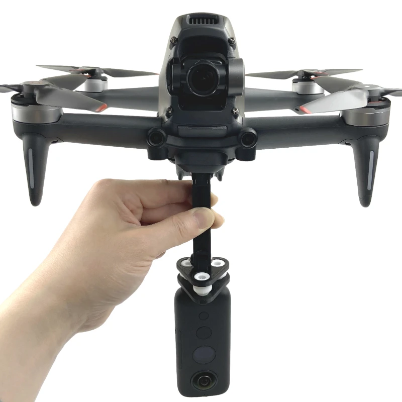 Extended Bracket Holder for DJI Mavic 3/Air 2S/Air 3 For DJI FPV Drone Upper Mount Adapter for360 Panorama Camera Insta360 One X drone accessories camera bracket adapter