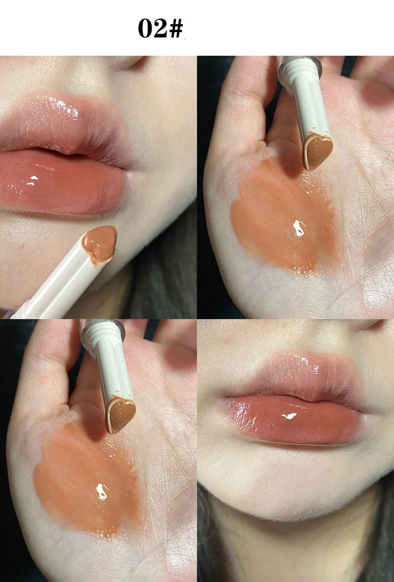 Hydrating Lip Glaze Gloss Plumping Non-stick Waterproof Pink Tint_voghion.com