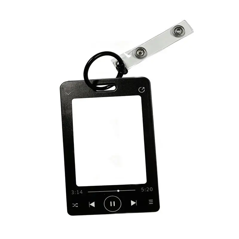 Clear Photocard Holder Keychain - Protective Card Sleeve & Case