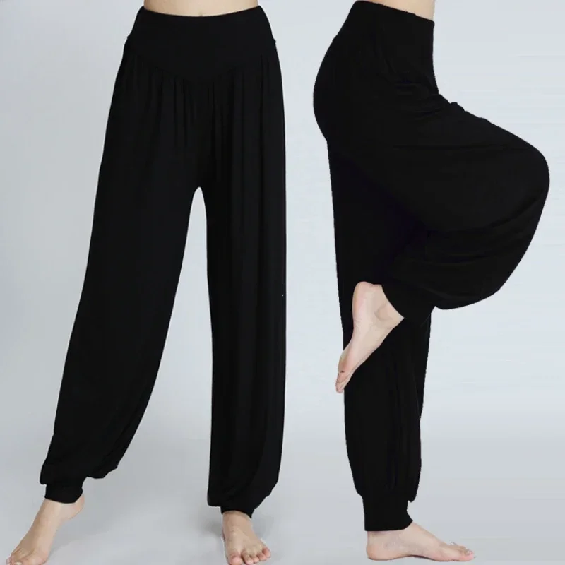 1PCS Women Elastic Loose Casual Cotton Soft Yoga Sports Dance Pants Leggings Sport Women Fitness Leggings