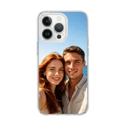 Personalized Clear Photo Phone Case - Customizable Soft Cover - iPhone 12 Mini (Clear)