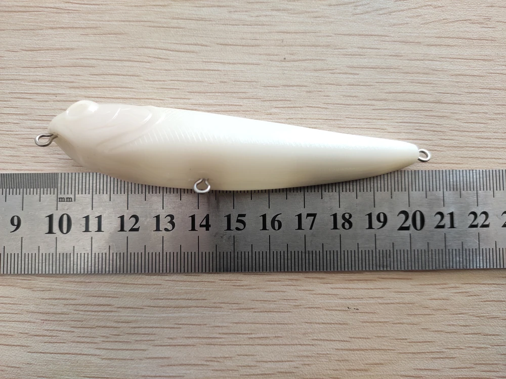 

10pcs Unpainted Fishing Lure Body Hardbaits Pencilbaits Fishing Wobbler Artificial Baits 105mm 15g Blank Lures SEO35