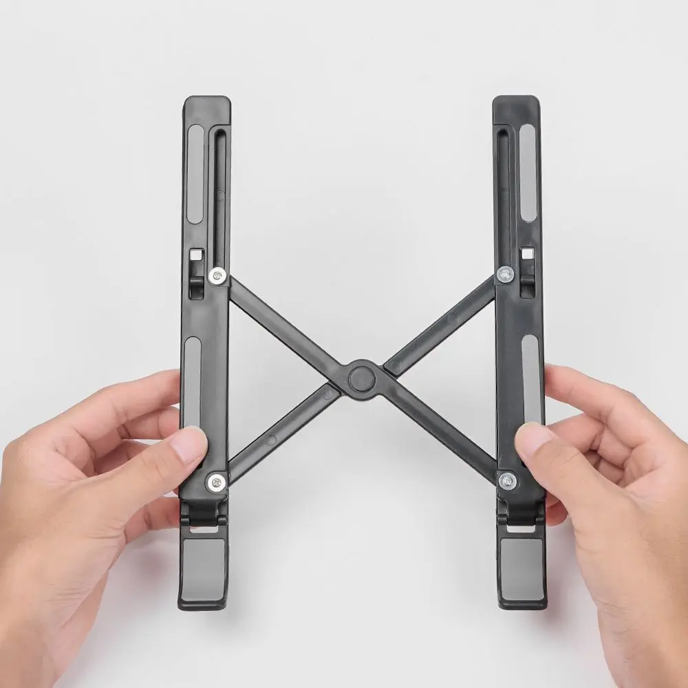 조정 가능한 노트북 스탠드 접이식 데스크탑 홀더, 사무용품, 노트북 컴퓨터 맥북 프로 에어 아이패드용 접이식 지원