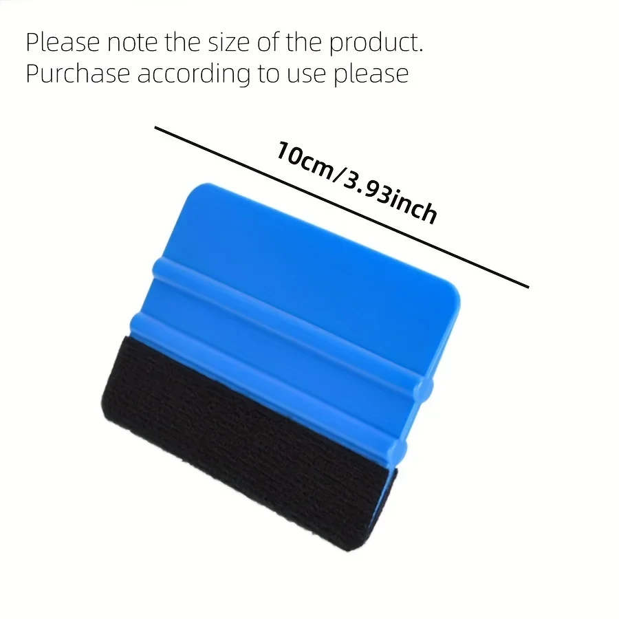 Blue PP Plastic Car Vinyl Wrap Film Squeegee Scraper Tool