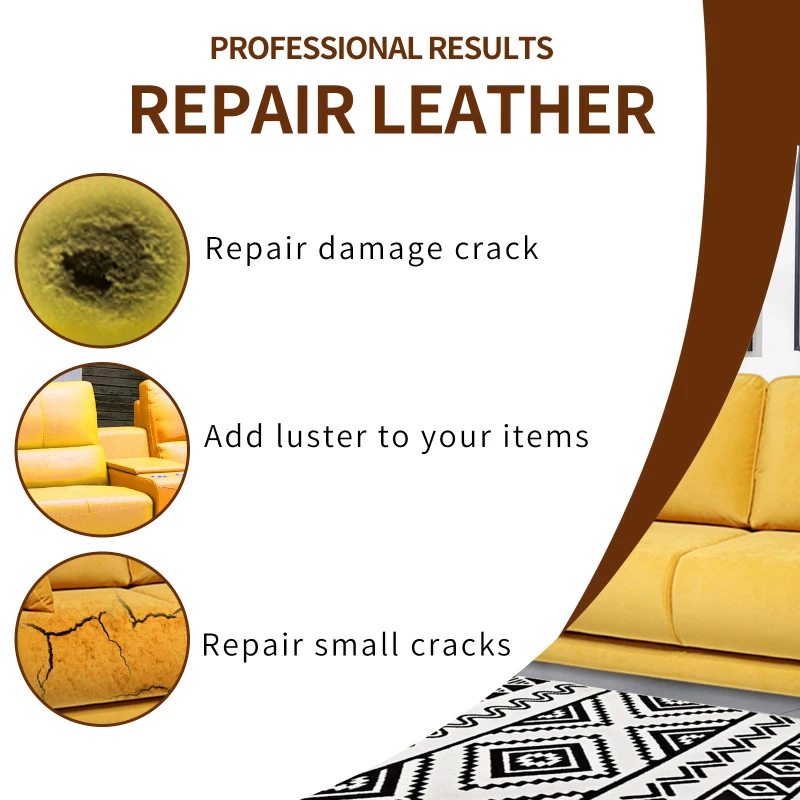 20ml Leather Repair Gel Home Car Seat Leather Complementary Repair Refurbishing Cream Paste Color Repair Leather Cleaner Home images - 6