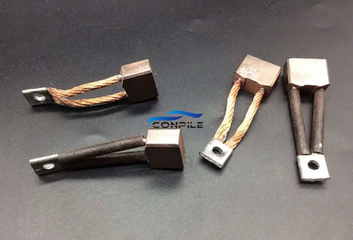 Car Generator Carbon Brush 4pcs 9x19x15mm 212 high copper for agricultural vehicle diesel starter motor